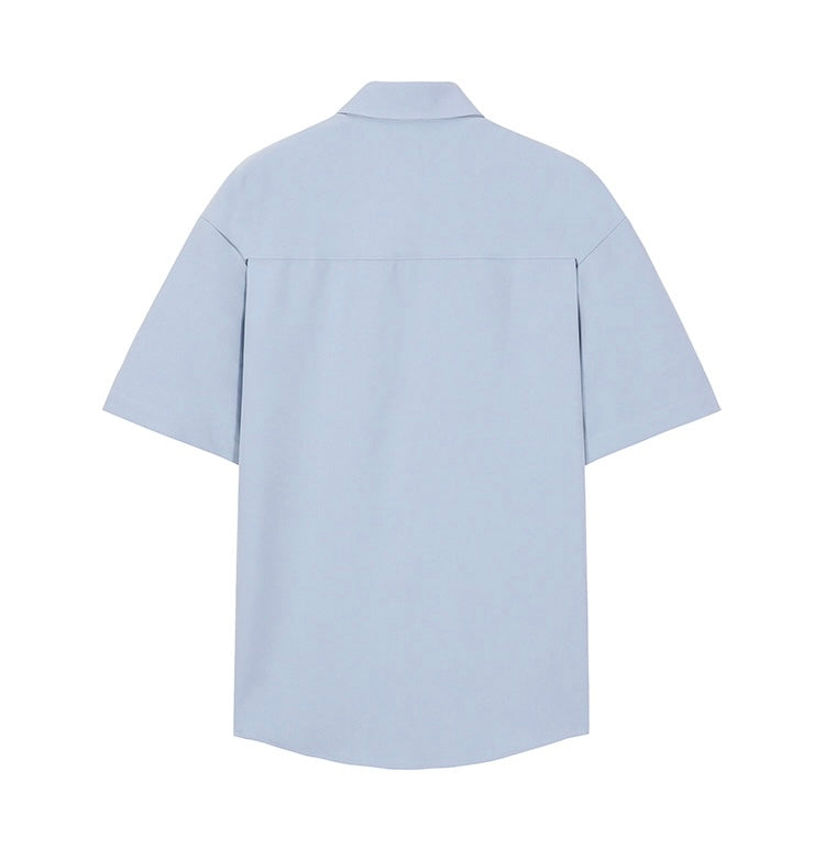 Casual Button Down Short-Sleeve Shirt