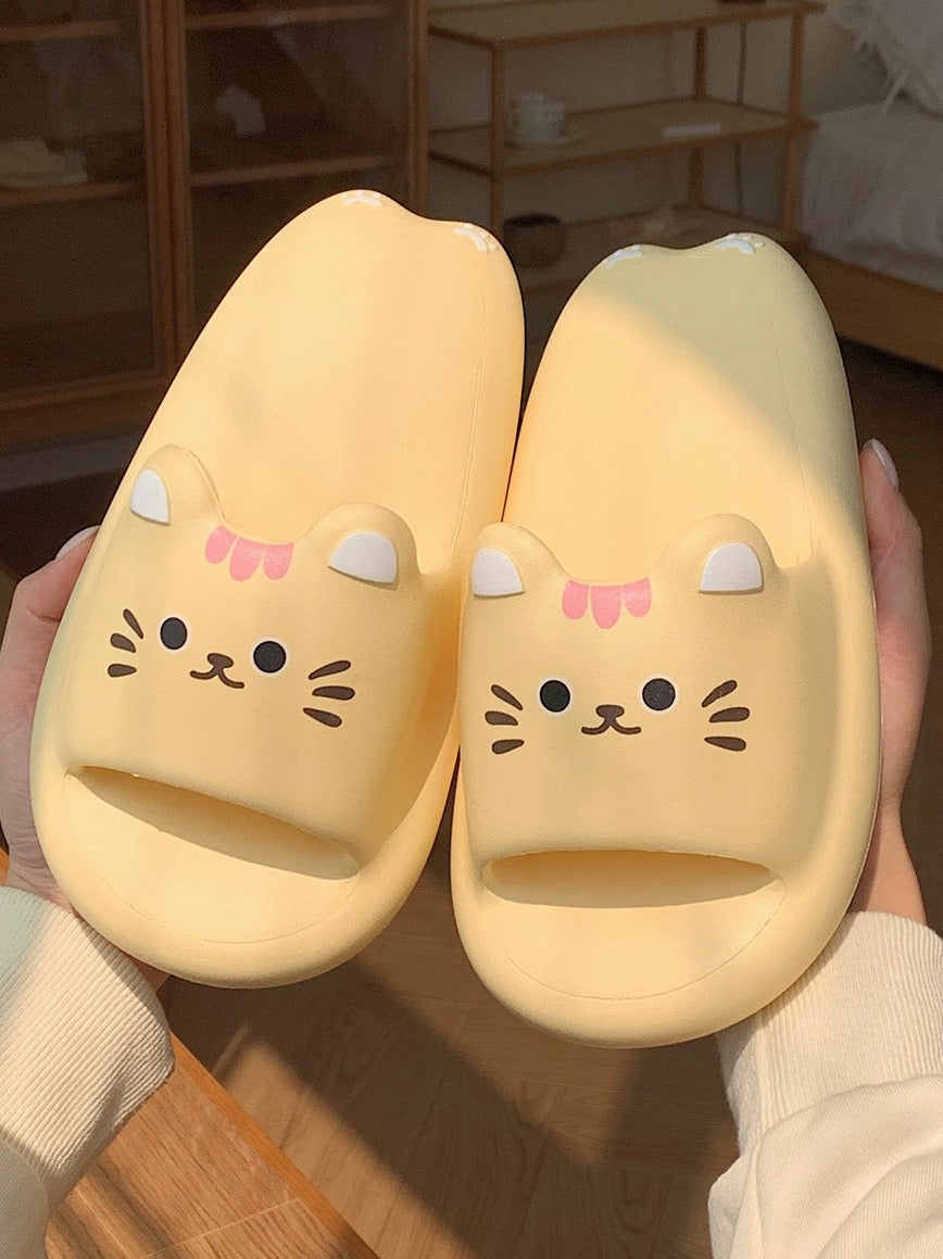 SOE27 | Cute kitty flipper, home and bathroom slipper