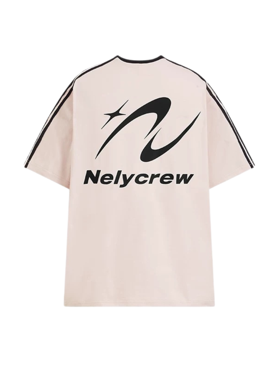 American striped short sleeve T-shirt