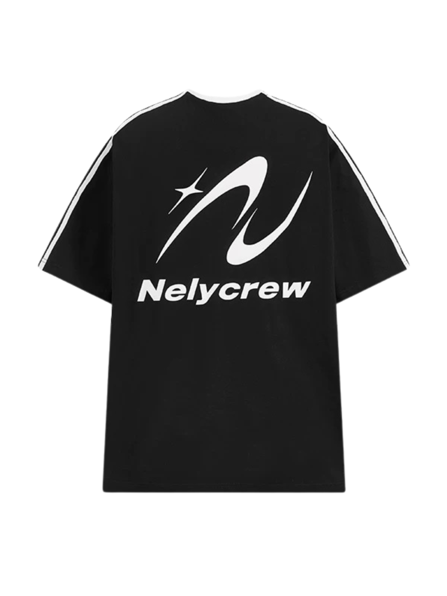 American striped short sleeve T-shirt