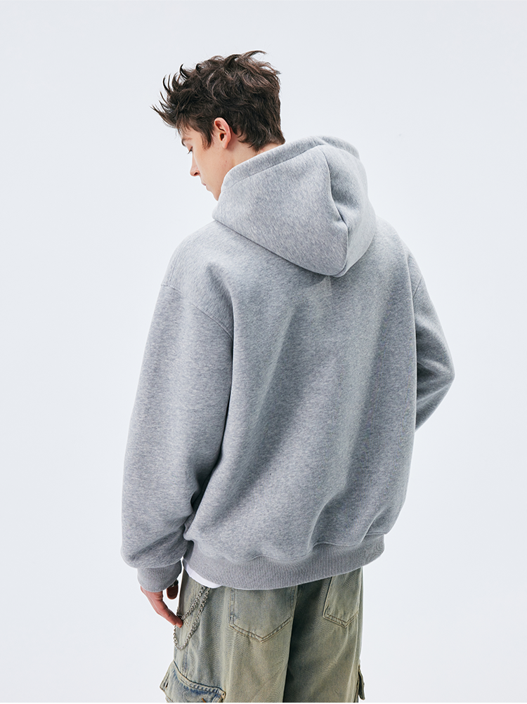 Oversize Half Zip Catteeius Hoodie