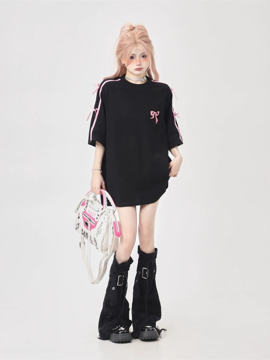 Freesize Bow-Tie Line Tee
