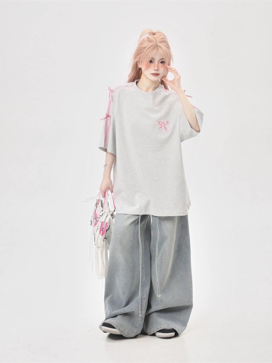Freesize Bow-Tie Line Tee