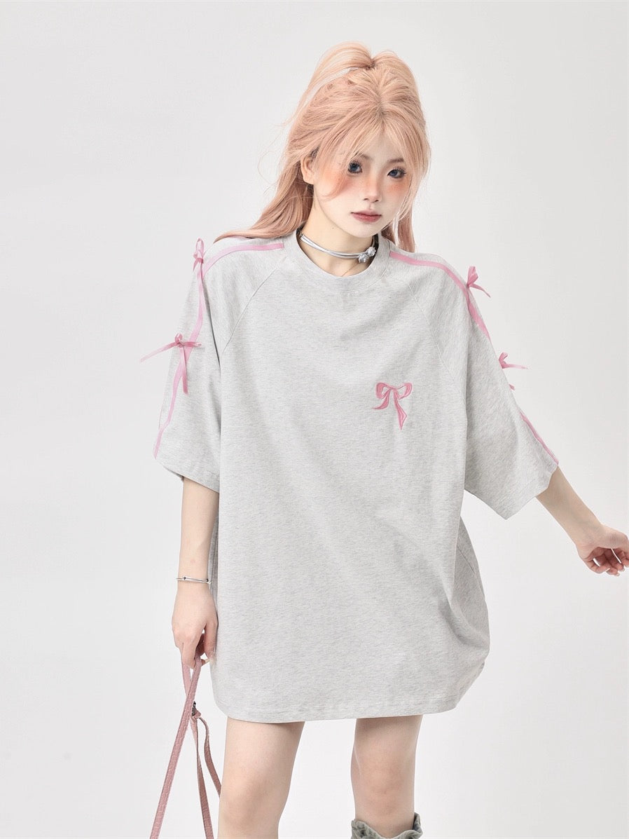 Freesize Bow-Tie Line Tee