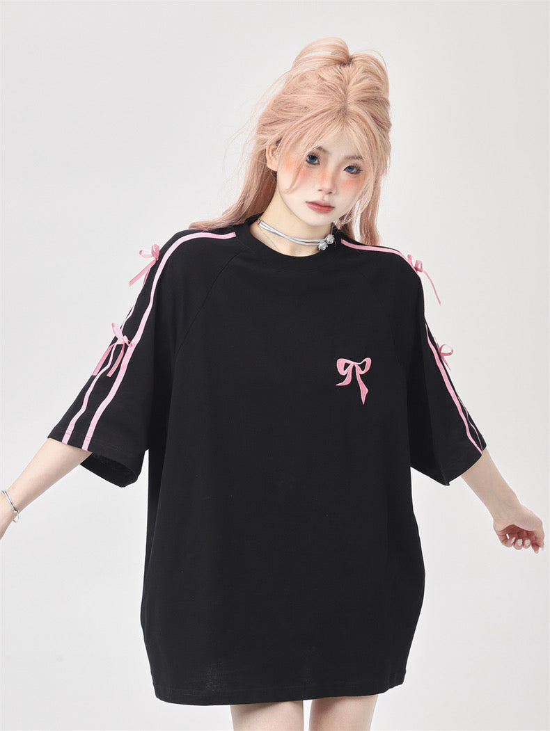 Freesize Bow-Tie Line Tee