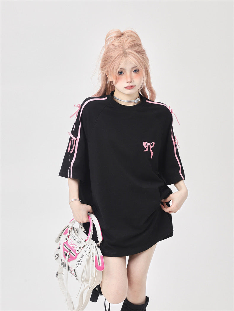 Freesize Bow-Tie Line Tee