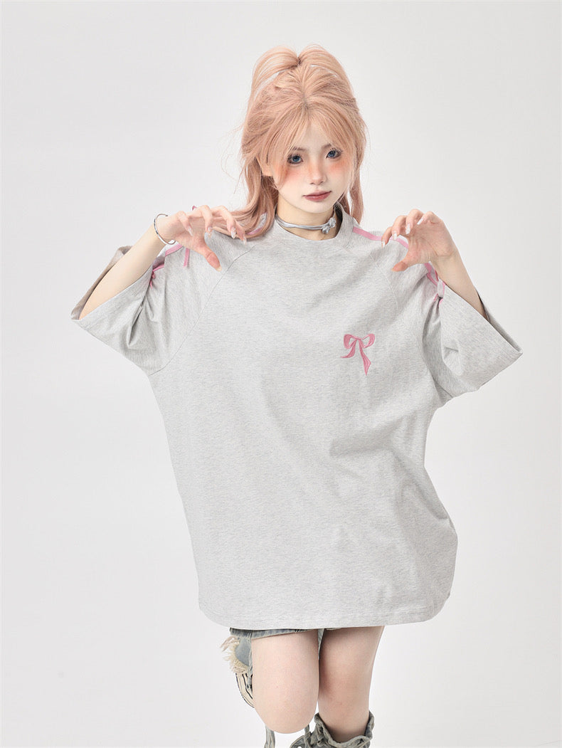 Freesize Bow-Tie Line Tee