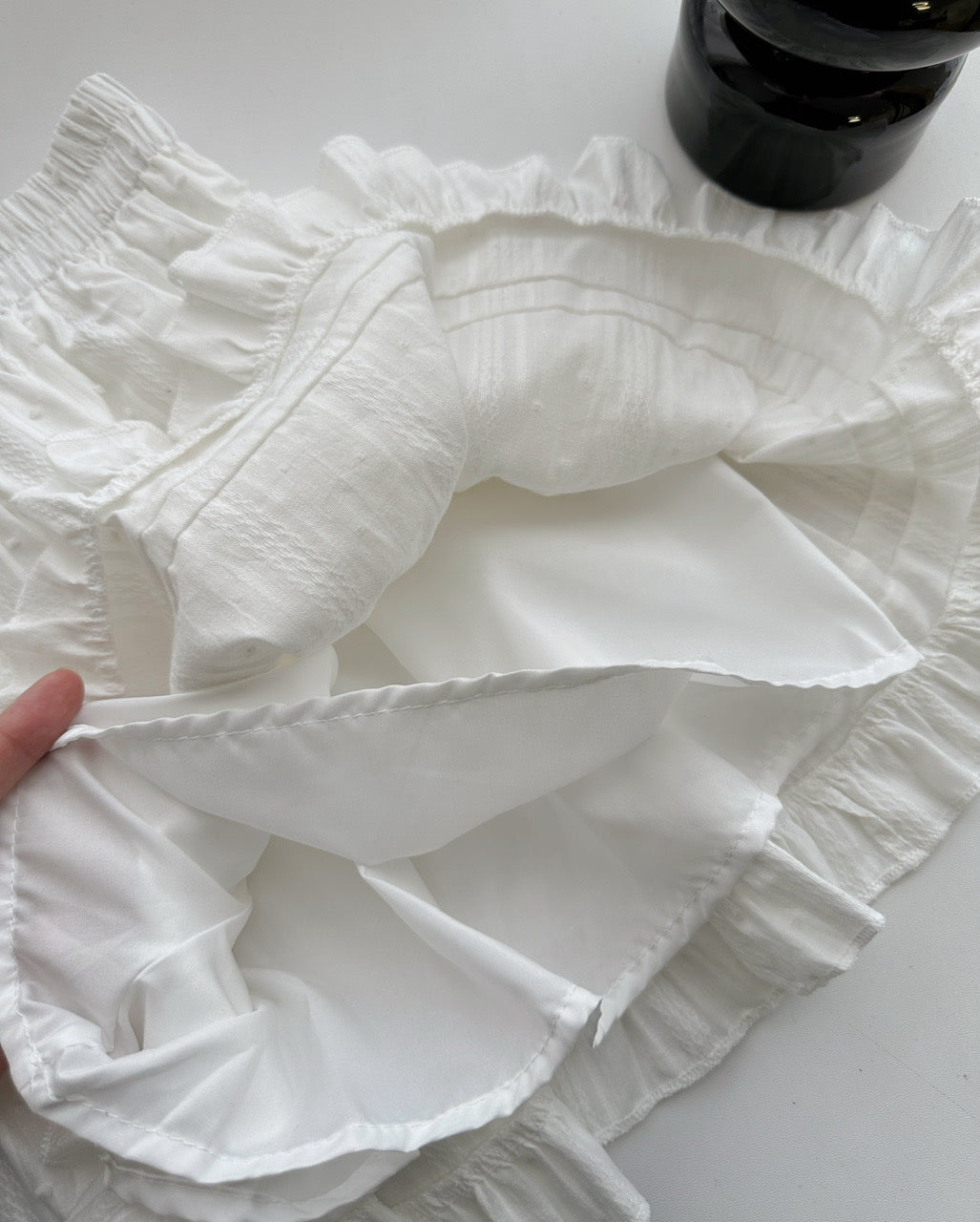 Basic White Mini Skirt