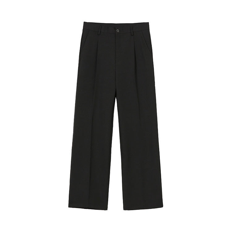 Smooth Straight Wide Leg Pants