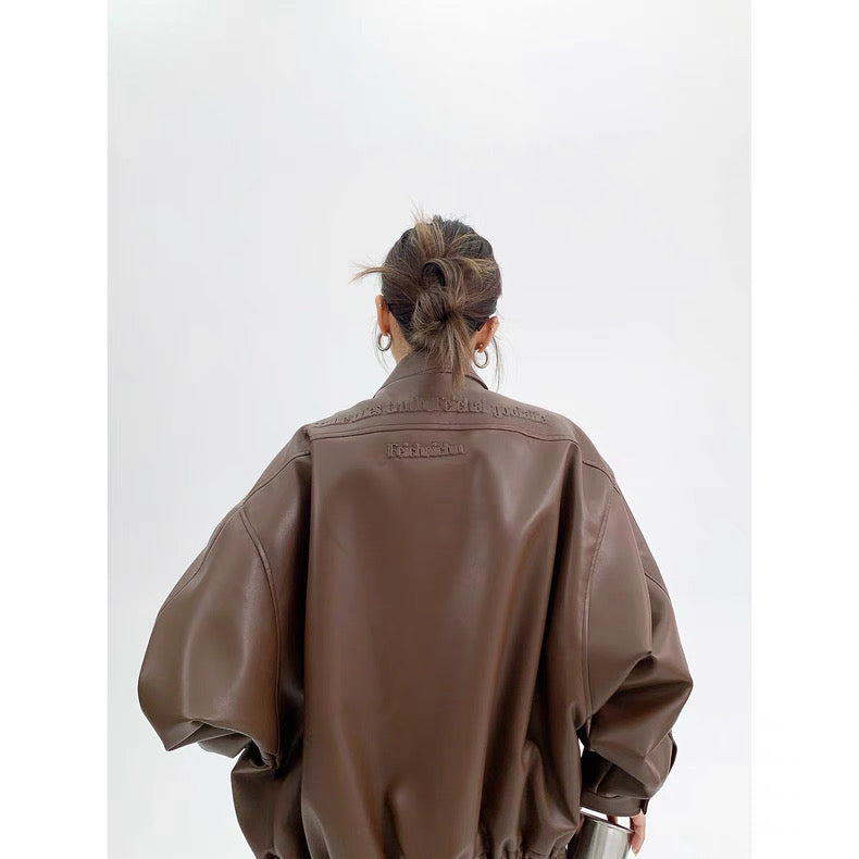 Retro Niche Leather Jacket