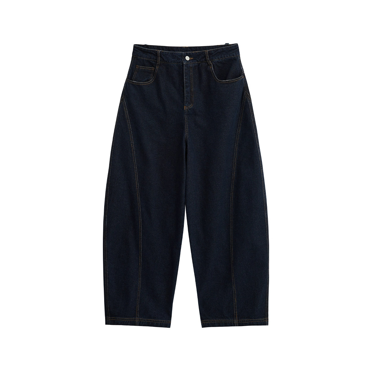 Wide-Legged Loose Casual Jeans