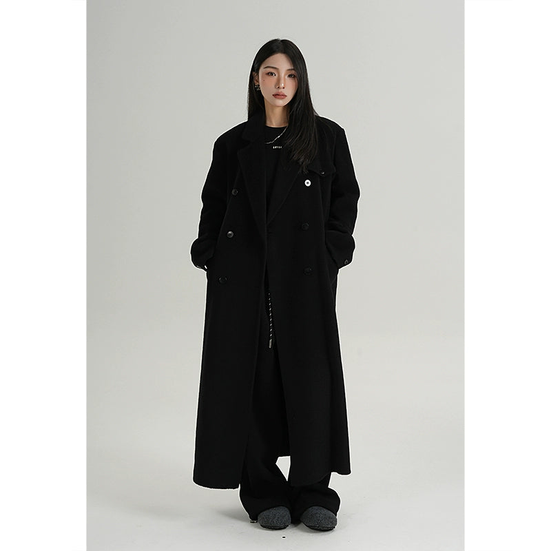 Premium Cashmere Woolen Long Coat