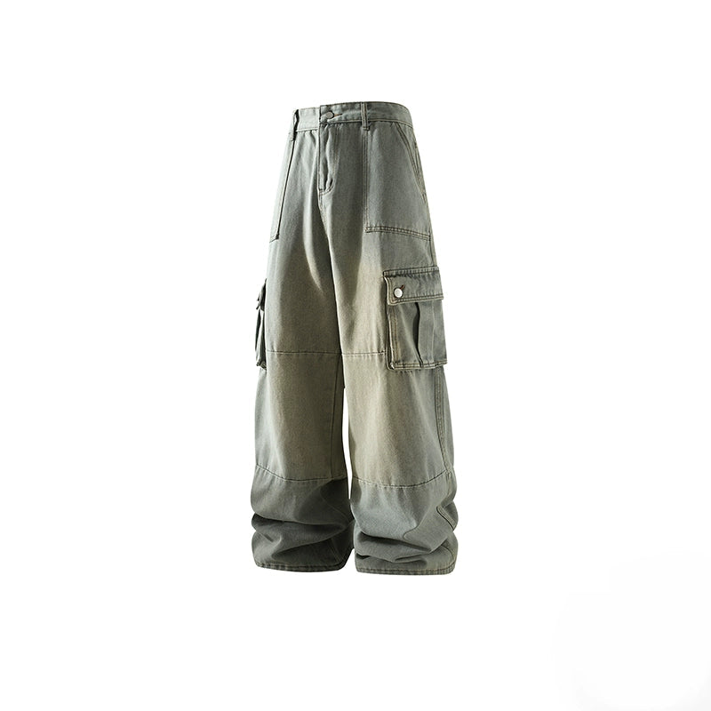 Casual Side Pocket Cargo Jeans