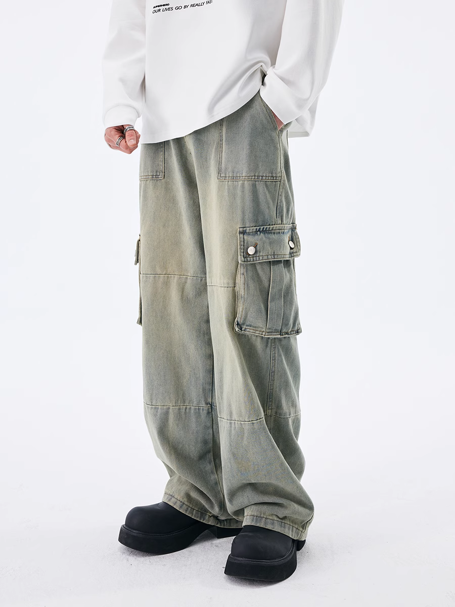 Casual Side Pocket Cargo Jeans