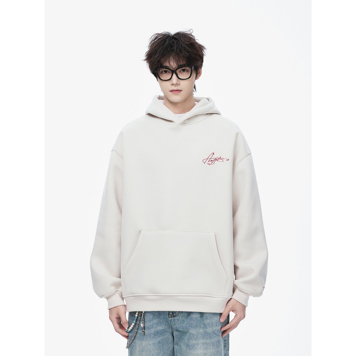 Oversize Embroidery Hoodie
