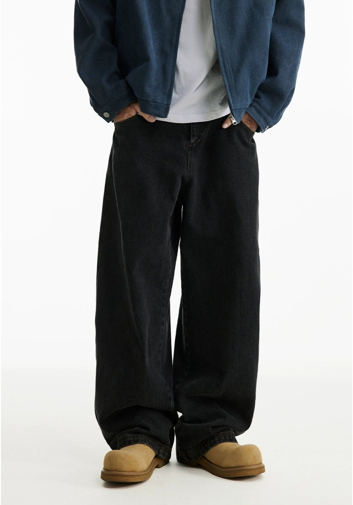 Cleanfit Washed Retro Loose Jeans