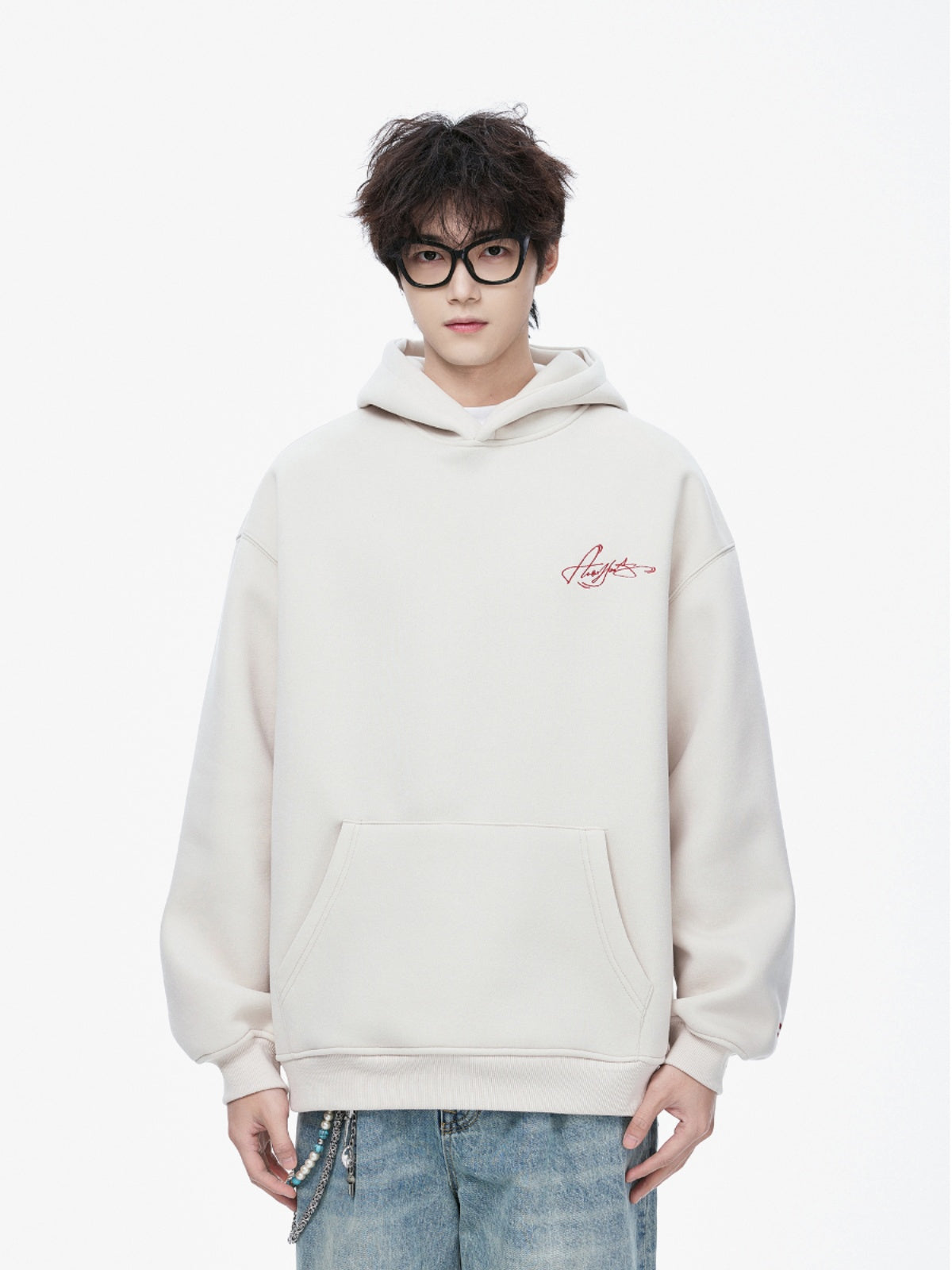 Oversize Embroidery Hoodie