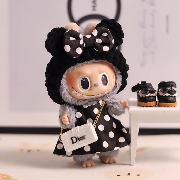 Doll Clothing 17cm Plastic Face