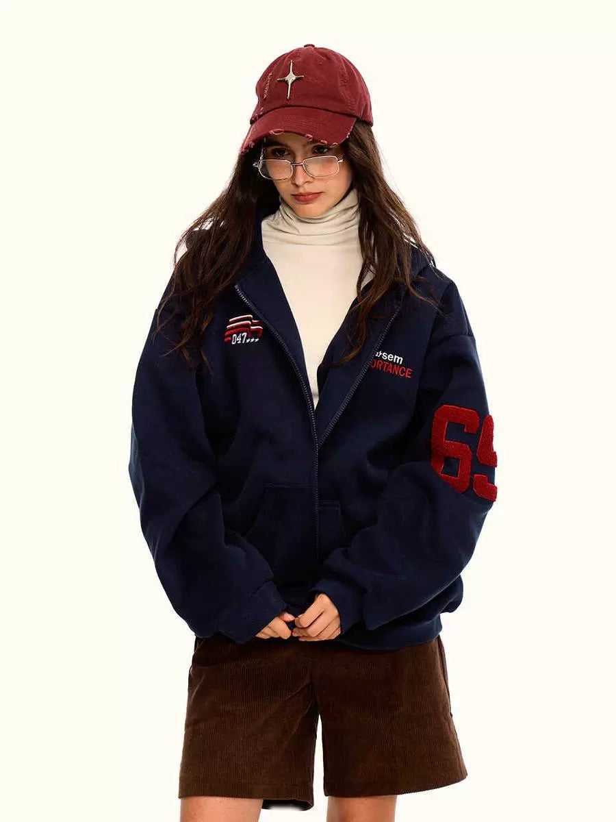 Fleece Thickened Camouflage Cardigan Hooded Retro Jacket