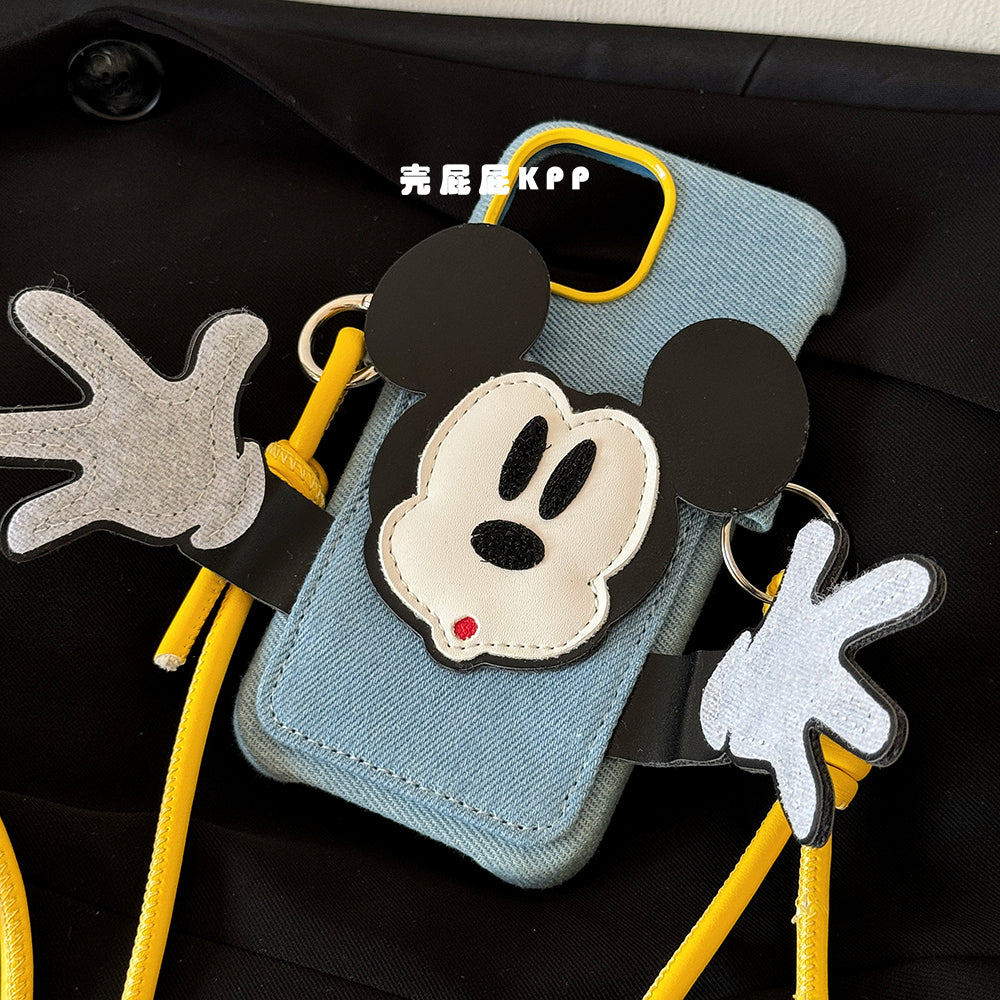 Three Dimensional Cute Apple Card Holder Phone Case
