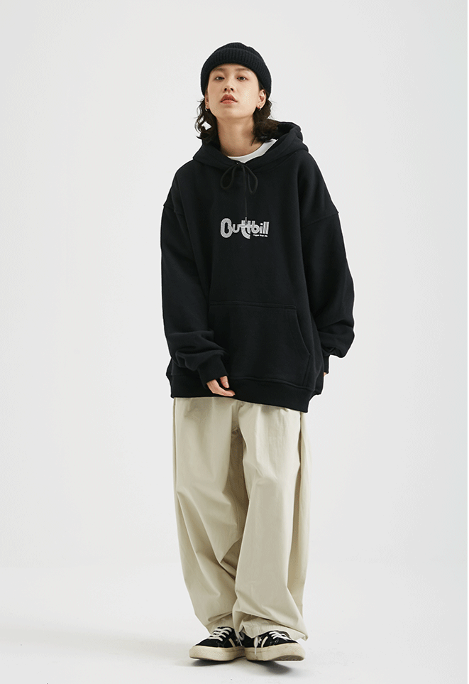 BUTTBILL Casual Oversize Velvet Hoodie