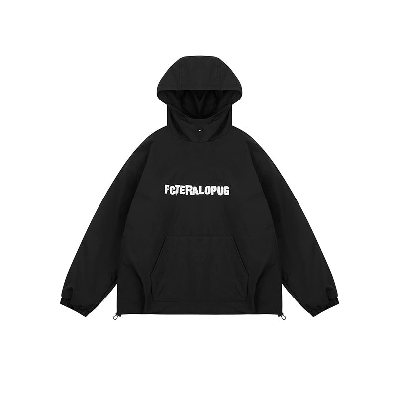 Puffer Pullover High Neck Padded Hoodie
