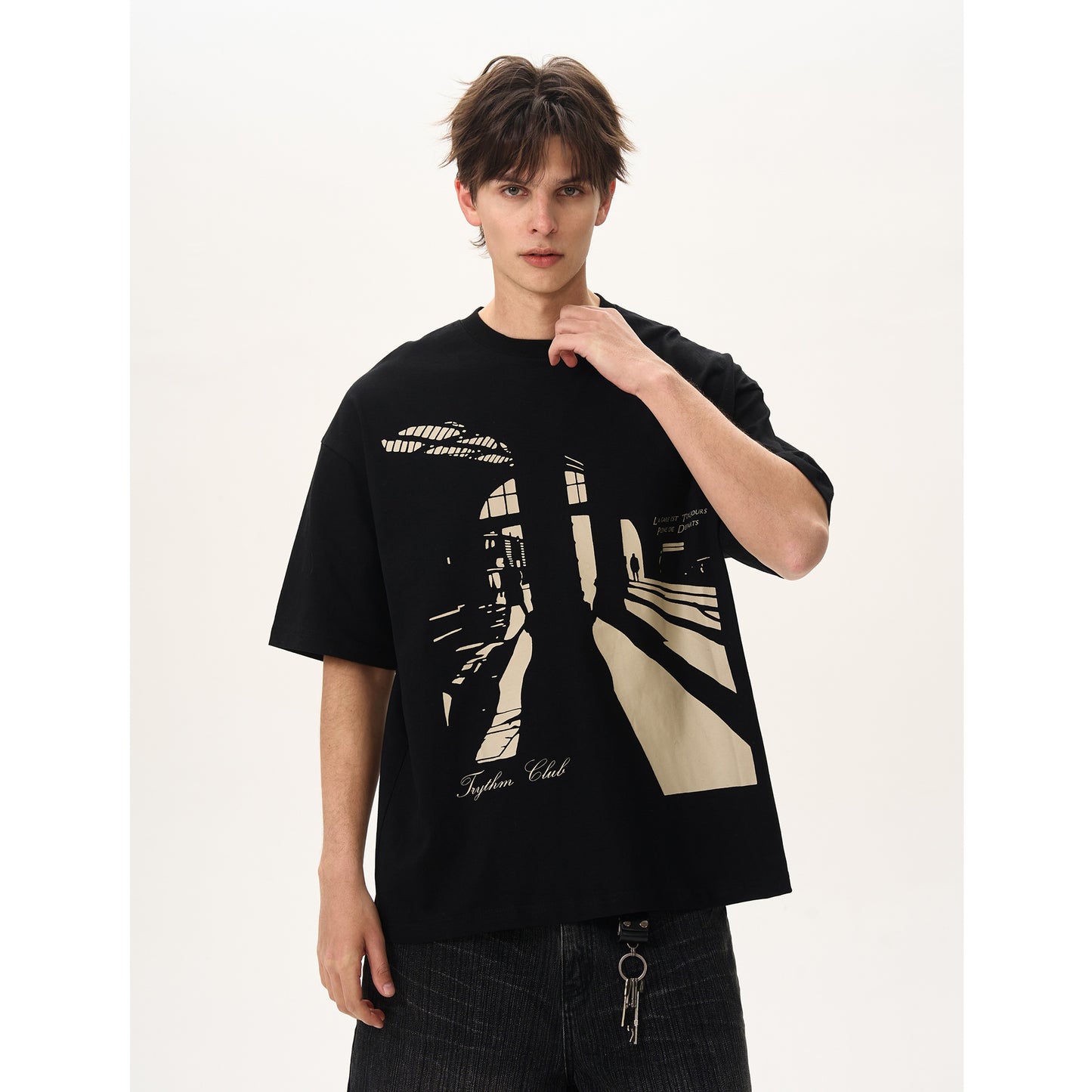 Oversize Retro Vintage Cleanfit Window Tee