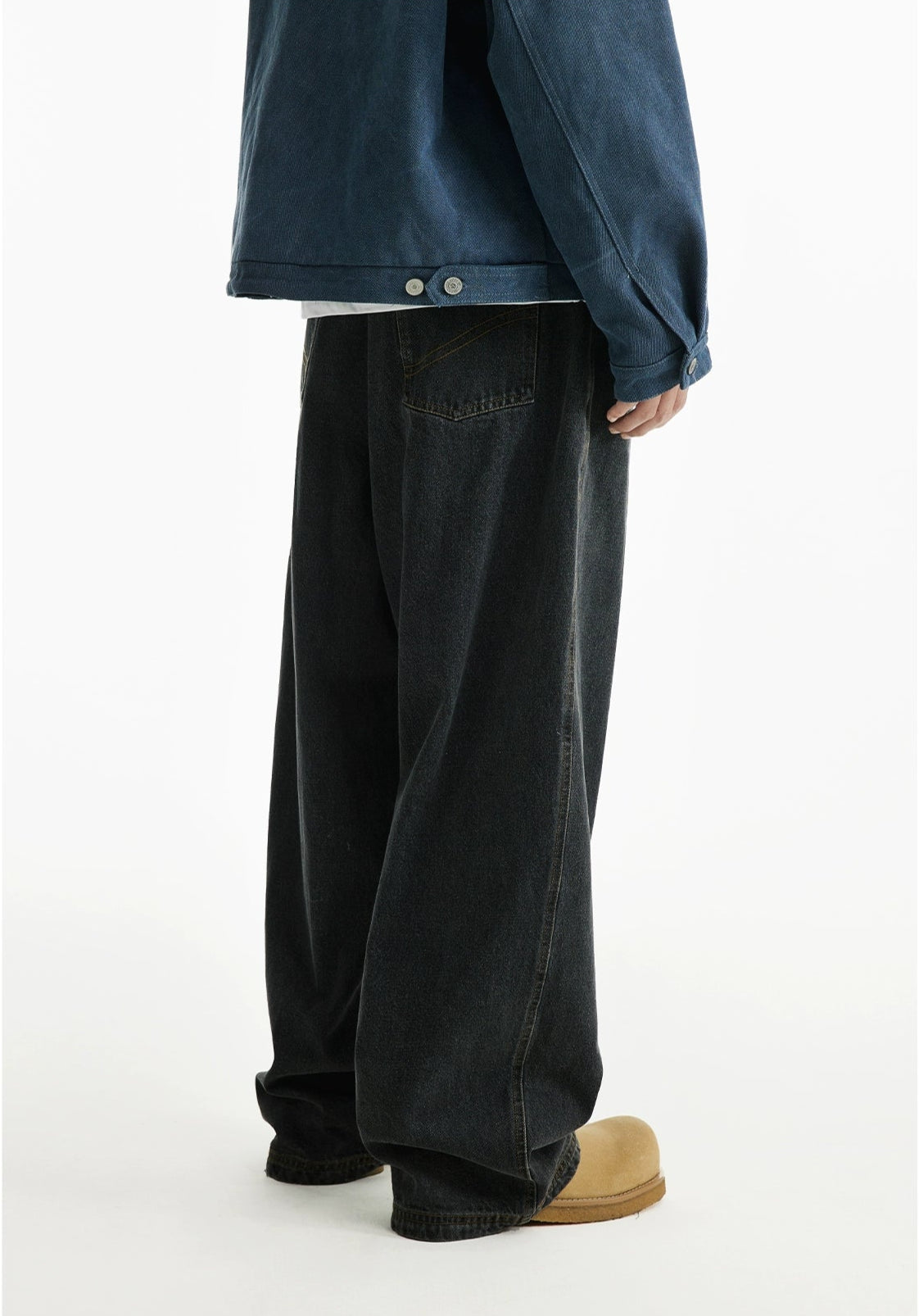 Cleanfit Washed Retro Loose Jeans