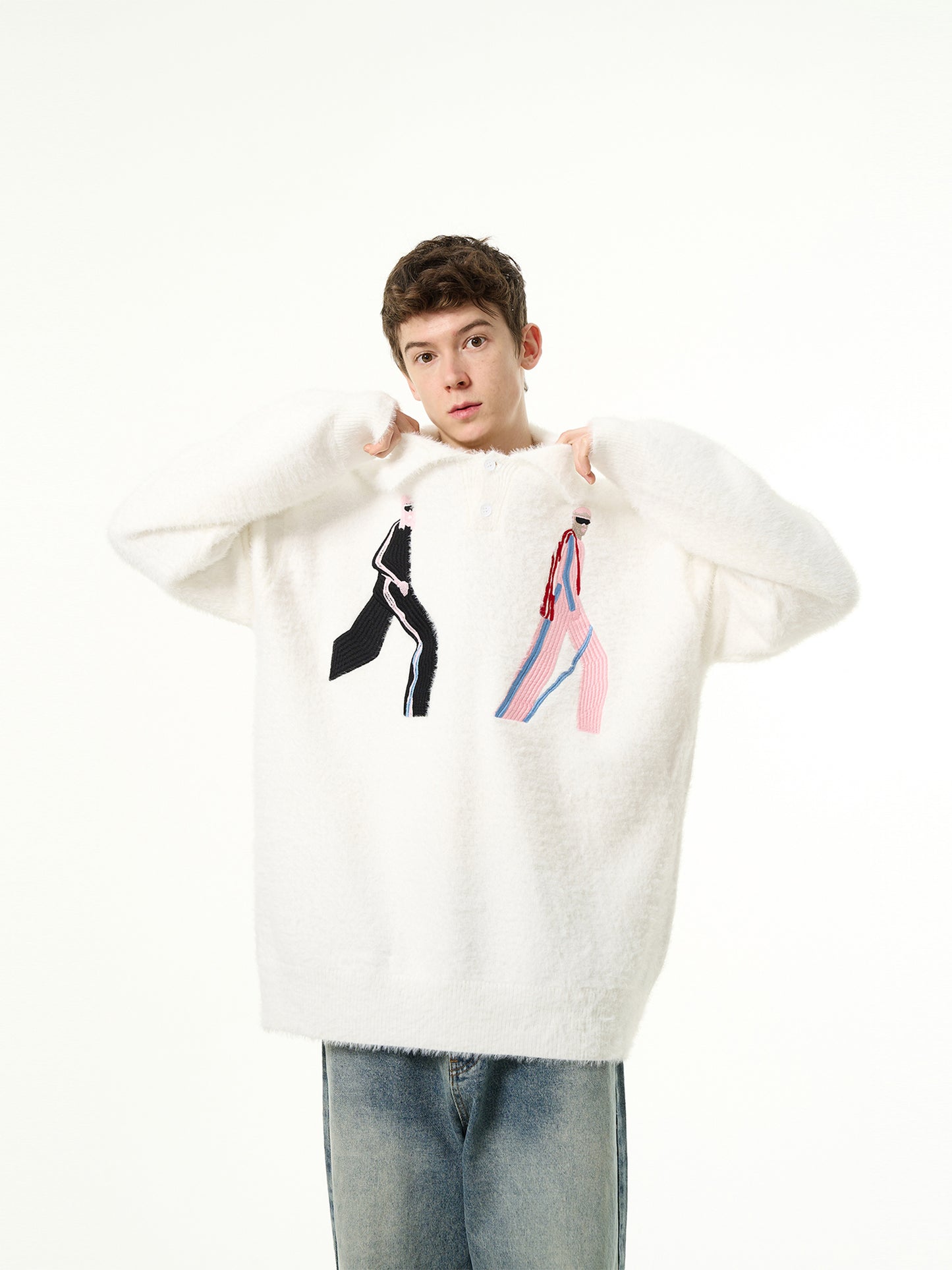 Atmospheric Knit The 2 Men Sweater