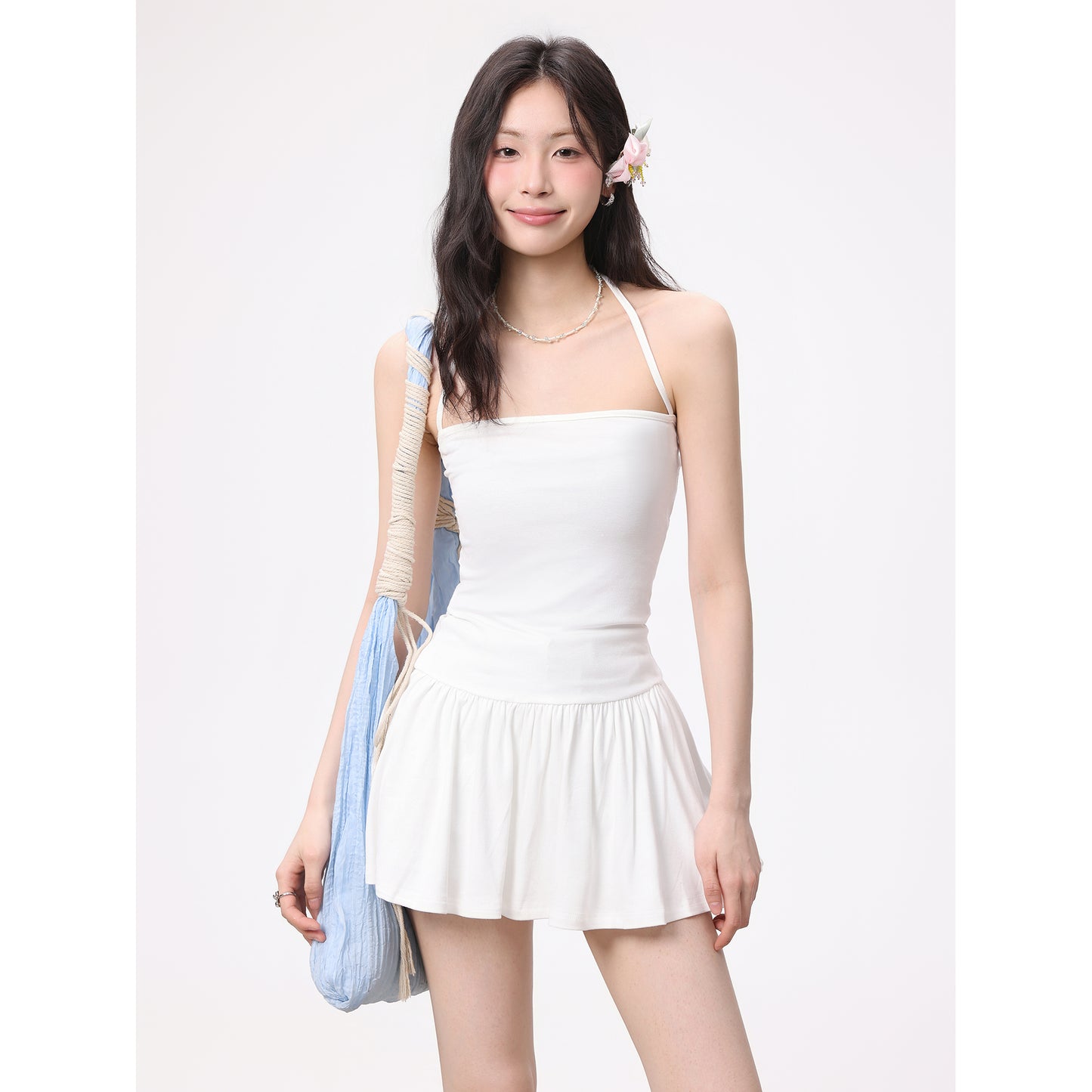Halterneck Suspendron Slim A-Line Top