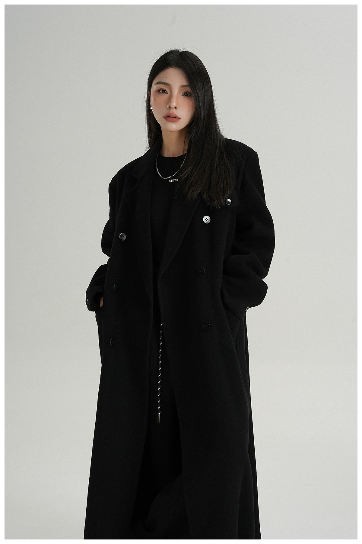 Premium Cashmere Woolen Long Coat