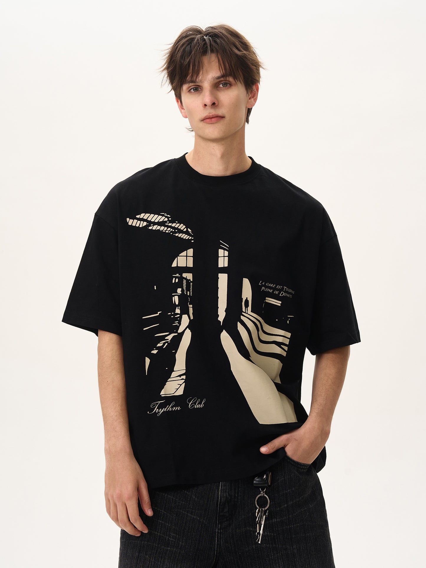 Oversize Retro Vintage Cleanfit Window Tee