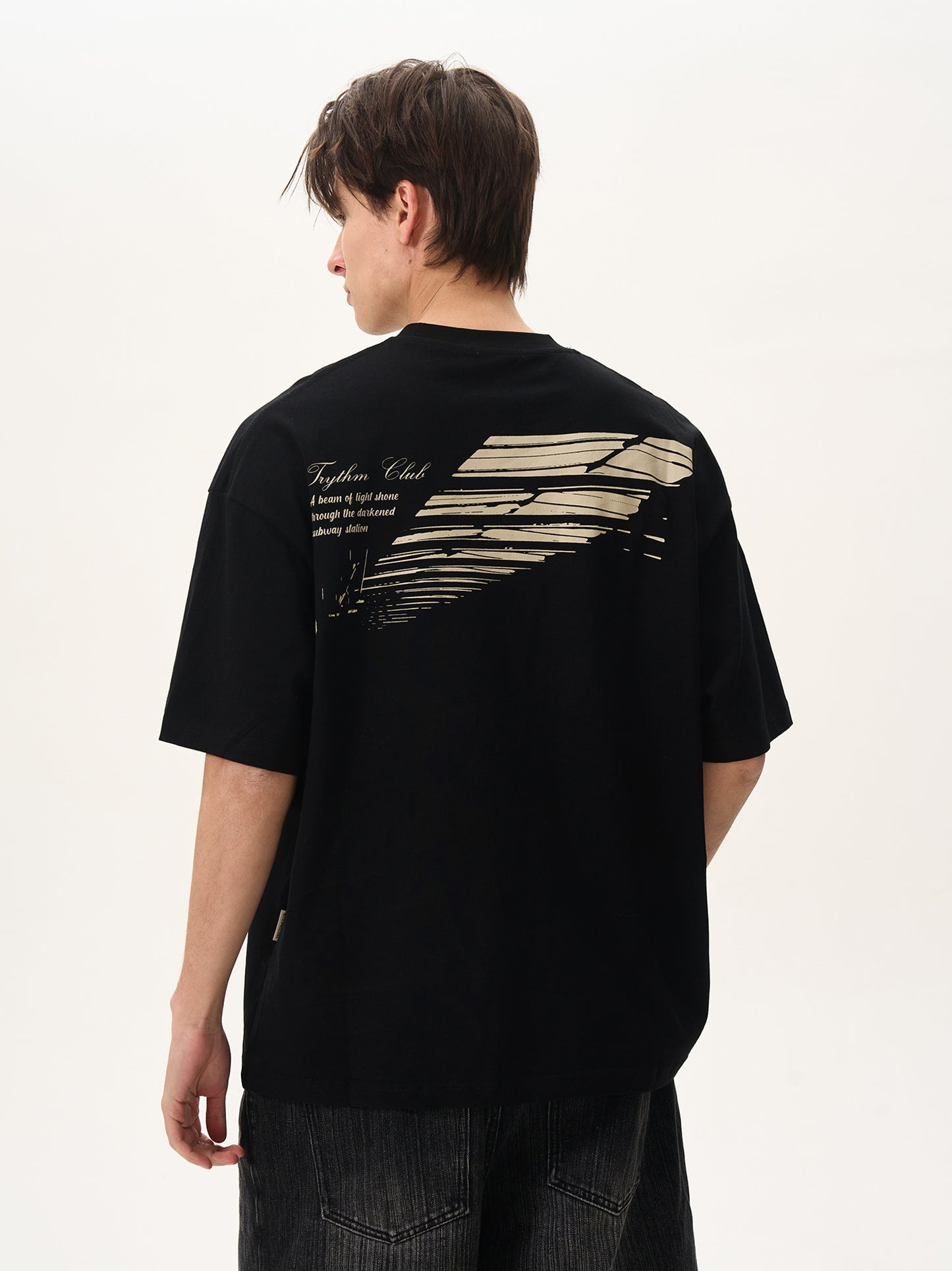 Oversize Retro Vintage Cleanfit Window Tee