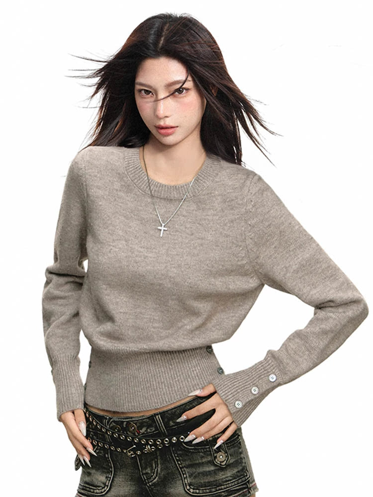 Grey Sweater Knitwear Woolen