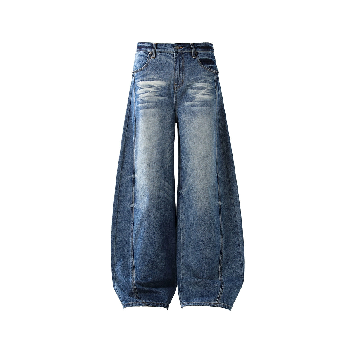 Casual Washed Wide-Leg Versatile Jeans