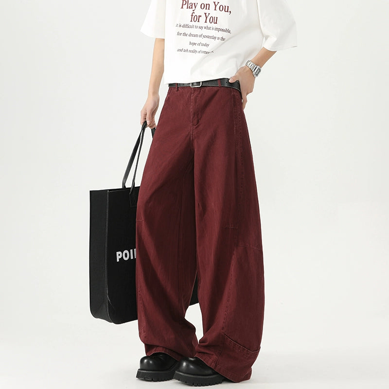Retro Khaki Washed Cargo Pants