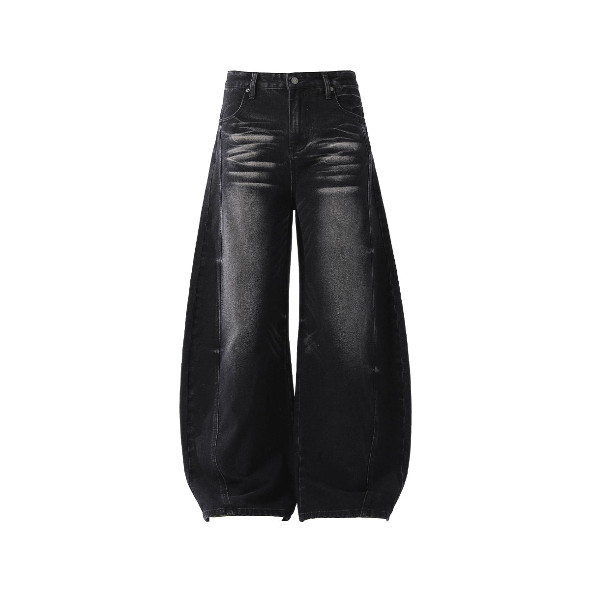 Casual Washed Wide-Leg Versatile Jeans