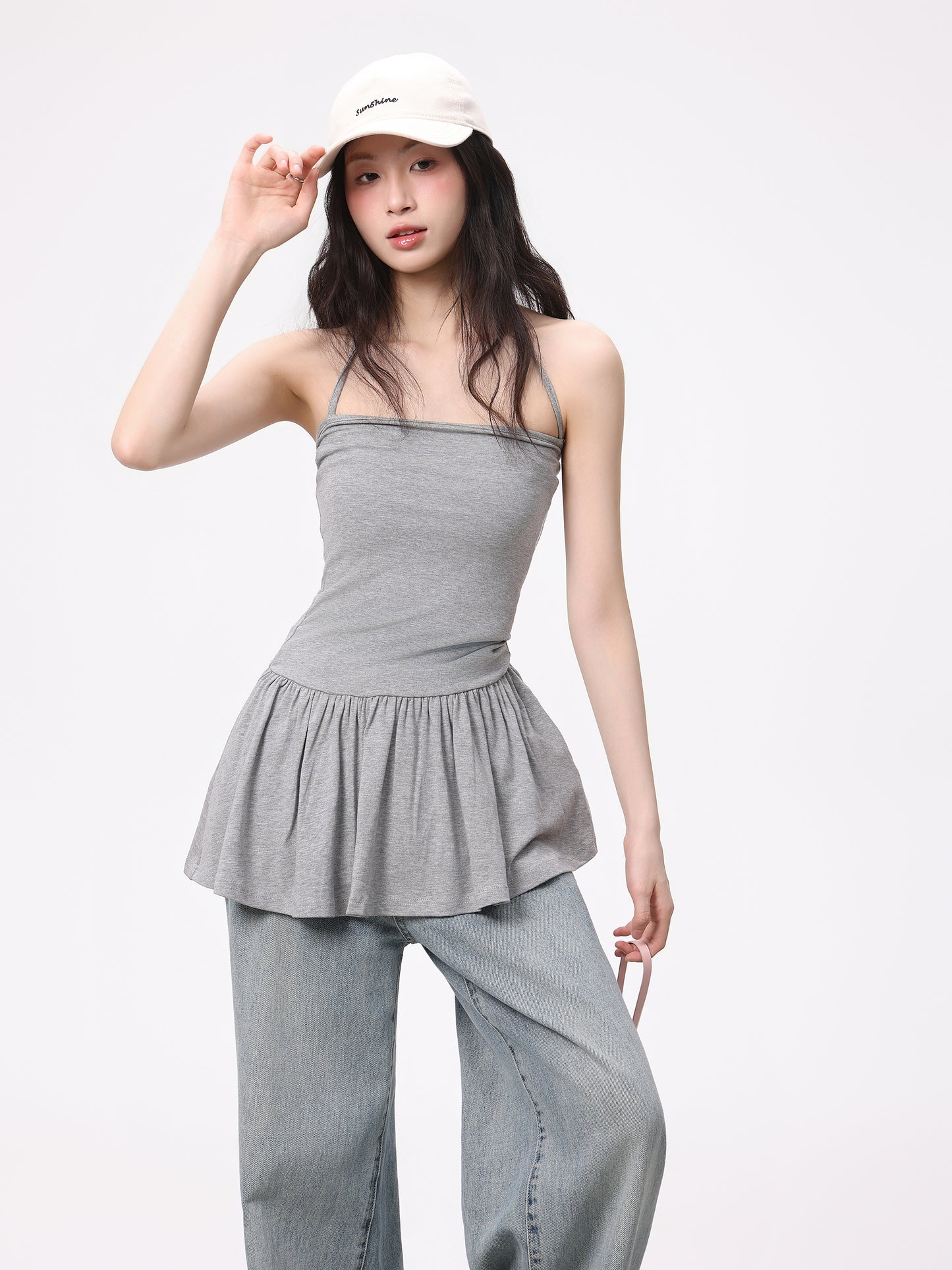 Halterneck Suspendron Slim A-Line Top