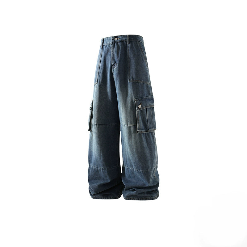 Casual Side Pocket Cargo Jeans