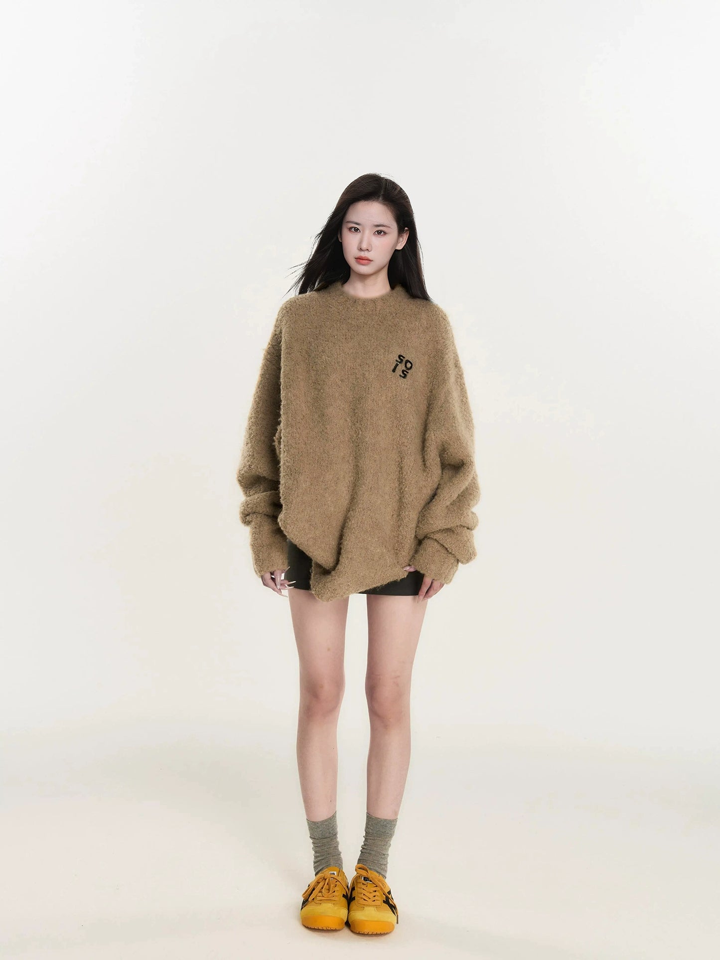 Maillard Knit Padded Inner Layer Sweater