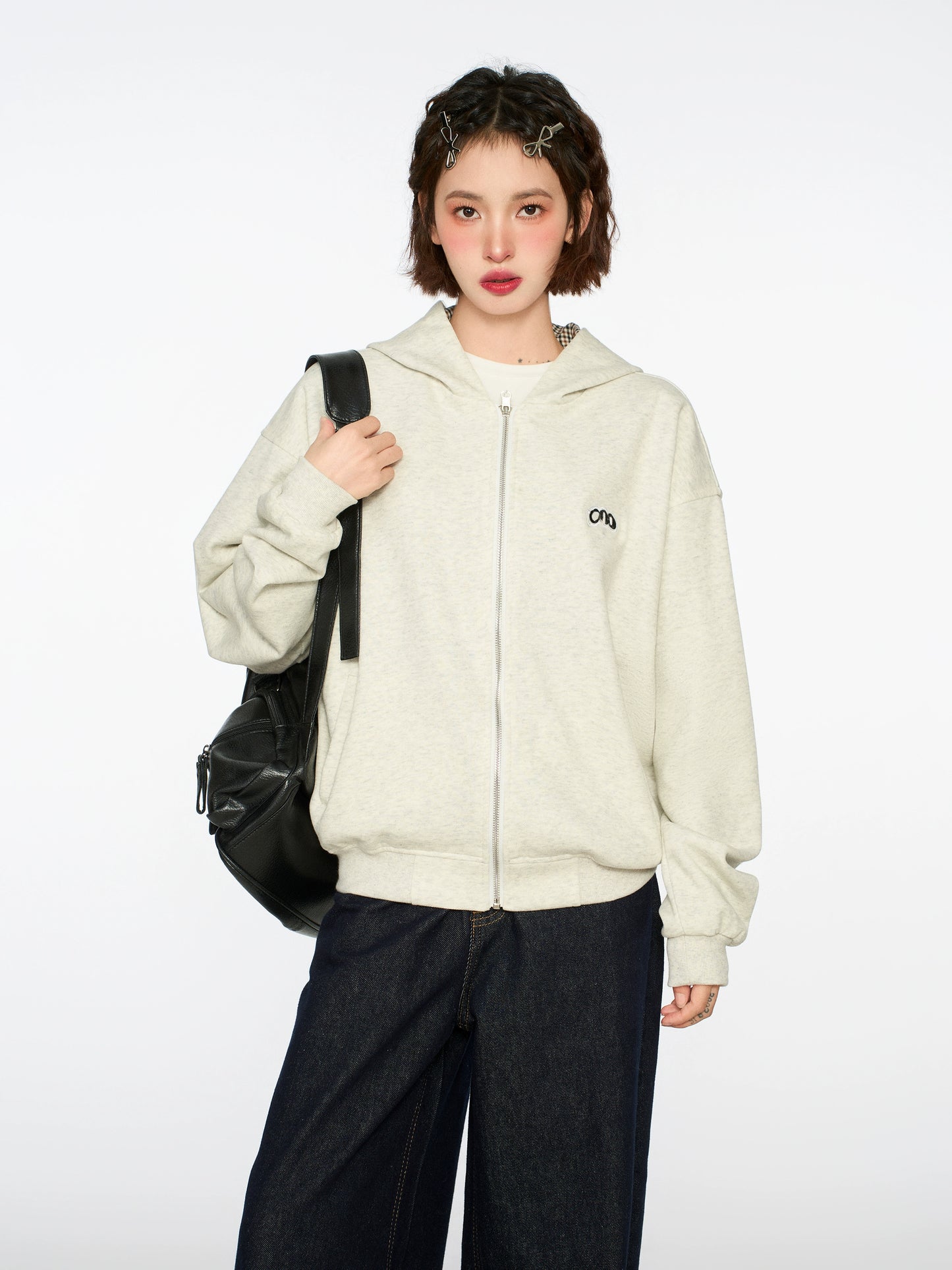 Reversible Plaid Hooded Jacket