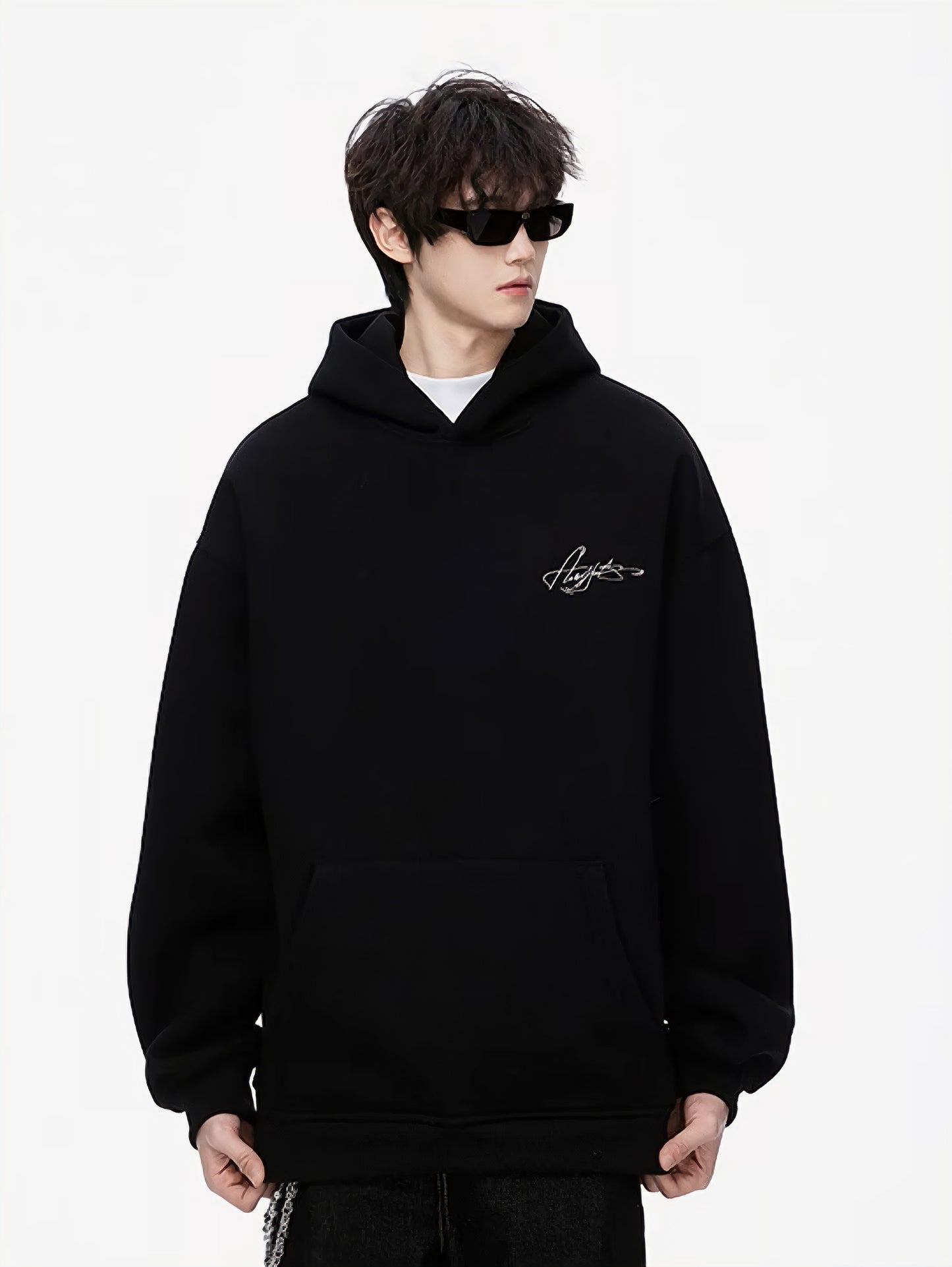 Oversize Embroidery Hoodie