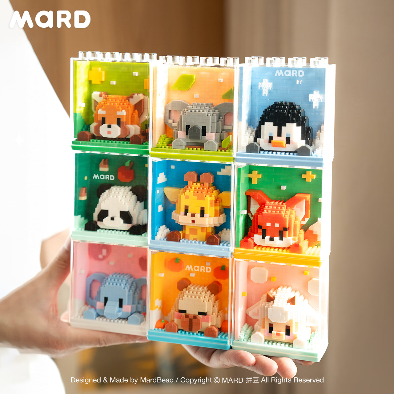 MARD Toy Animal Zoo Mini Figure Block