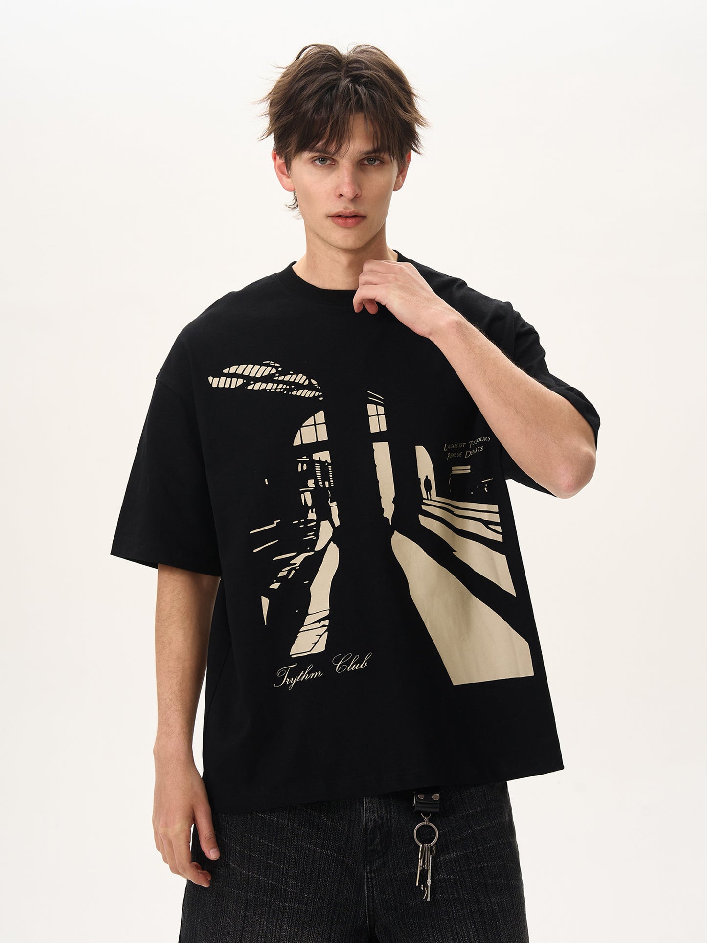 Oversize Retro Vintage Cleanfit Window Tee