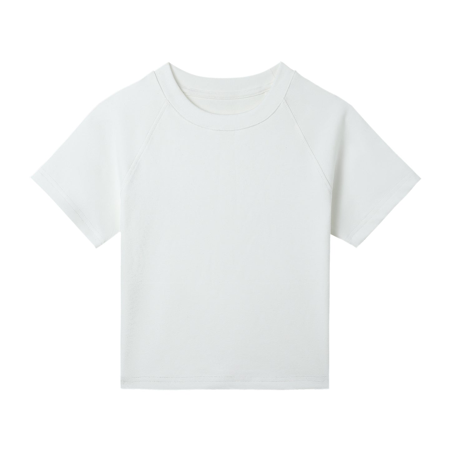 Round Neck Basic Croptop
