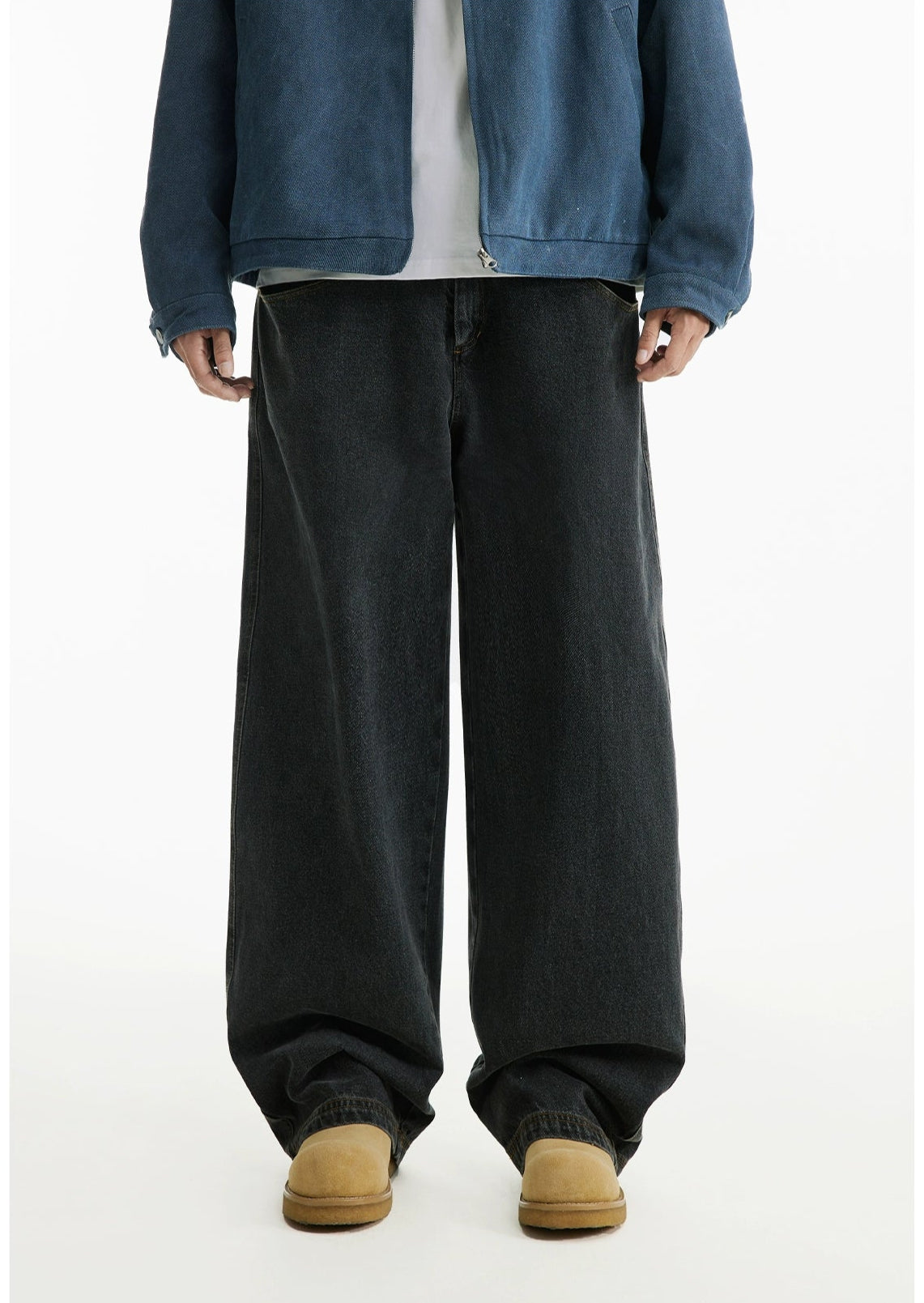 Cleanfit Washed Retro Loose Jeans