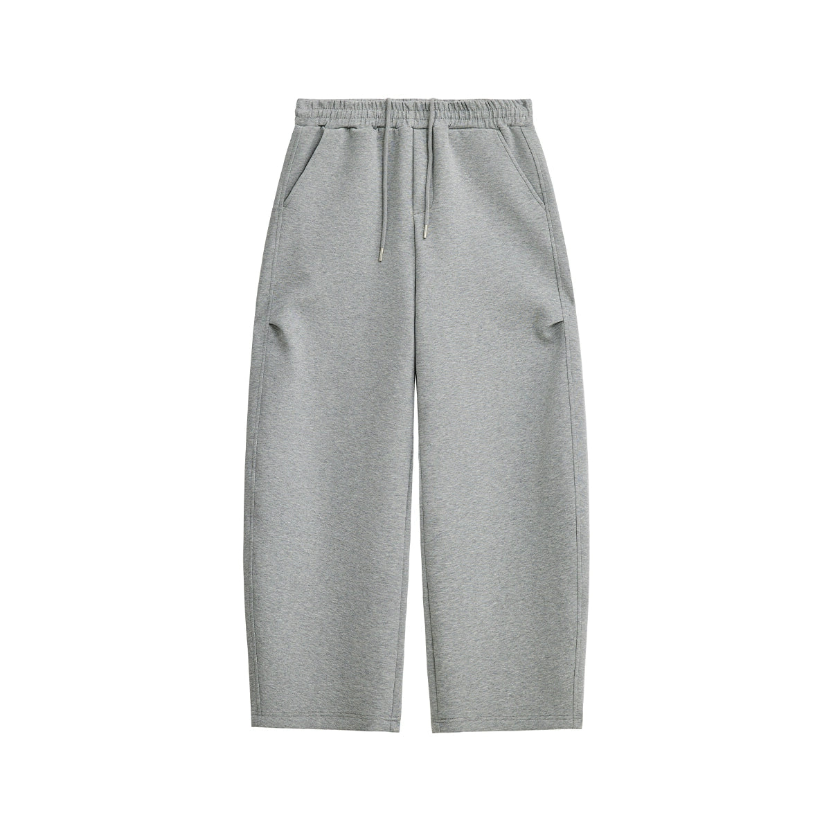 Basic Drawstring Straight Leg Loose Pants