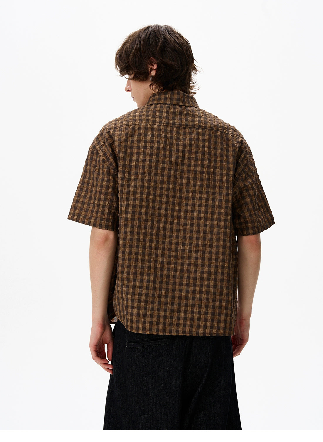 American Brown Plaid Shirt