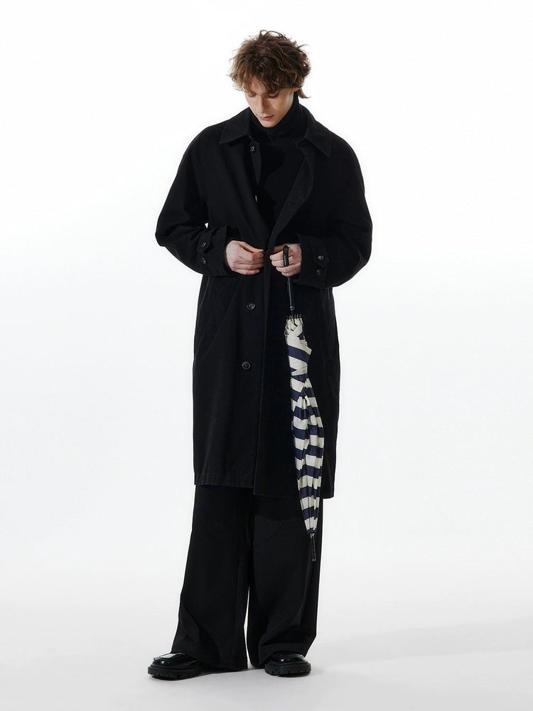 Unisex 260g Twill Cargo Long Coat