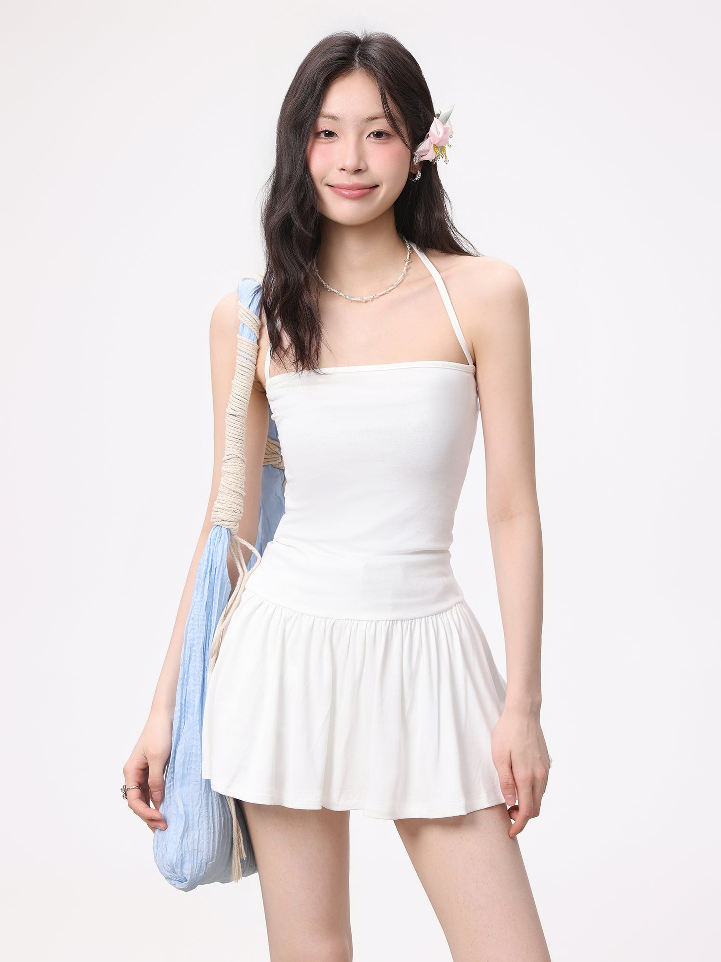 Halterneck Suspendron Slim A-Line Top